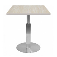 Square Beige Travertine Melamine Table Top | restaurant table top wholesale