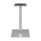 Brushed Stainless Steel Square Table Base | Heavy Duty Single Column Pedestal for Cafe & Restaurant Tables