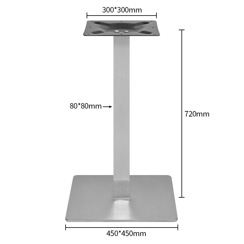 Stainless Steel Table Leg Dimensions