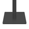 Matte Black Square Table Base   | Heavy Duty Single Column Leg for Cafe & Dining Tables