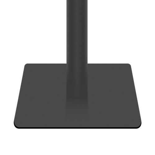 Matte Black Square Table Base   | Heavy Duty Single Column Leg for Cafe & Dining Tables