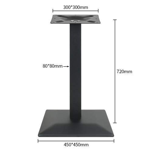 commercial table base   | Stamped Iron Table Base