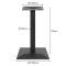 commercial table base | Stamped Iron Table Base