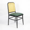 Black Metal Frame Dining Chair | Modern upholstered dining chairs