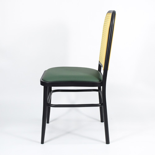 Black Metal Frame Dining Chair | Modern upholstered dining chairs