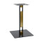 Commercial Table Bases |  Black & Gold Open Frame Square Table Base