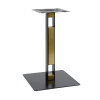 Commercial Table Bases | Black & Gold Open Frame Square Table Base