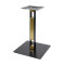 Commercial Table Bases |  Black & Gold Open Frame Square Table Base