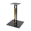 Commercial Table Bases | Black & Gold Open Frame Square Table Base