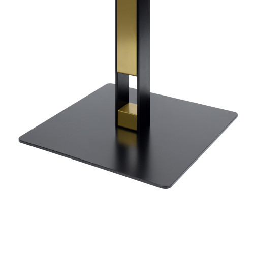 Commercial Table Bases |  Black & Gold Open Frame Square Table Base
