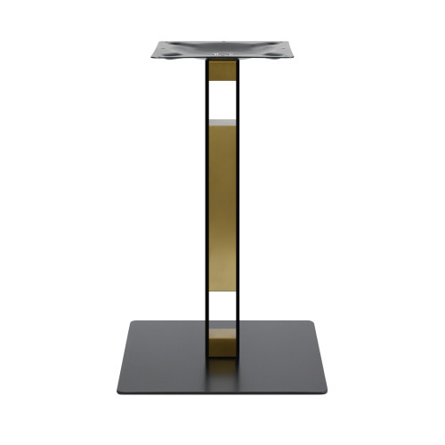 Commercial Table Bases |  Black & Gold Open Frame Square Table Base