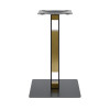 Commercial Table Bases | Black & Gold Open Frame Square Table Base