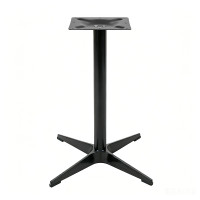 Commercial outdoor restaurant table | Aluminum base dining table with HPL top