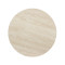 Round Sintered Stone Dining Table with Stainless Steel &  Wood Grain Metal Base For Cafe & Restaurant