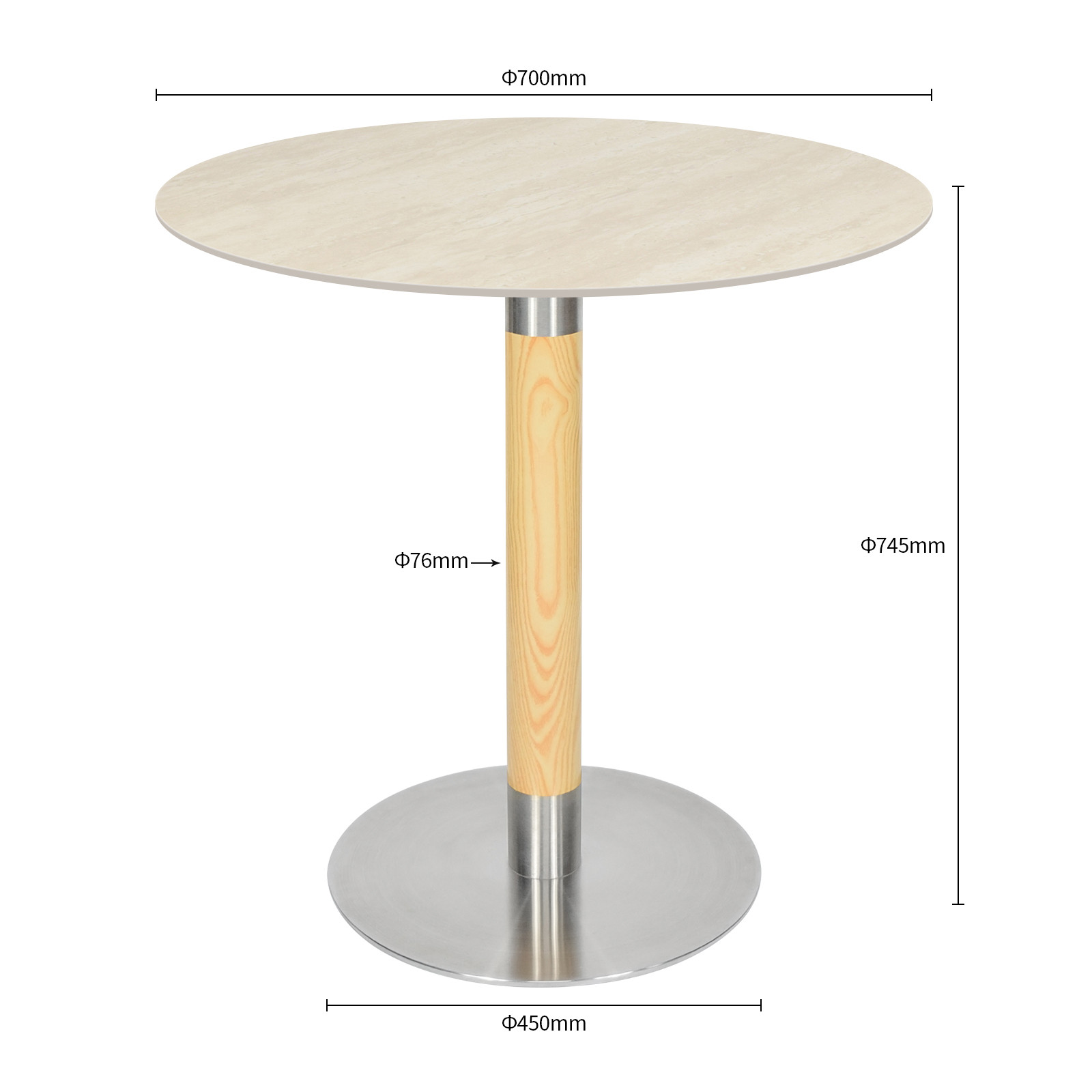 Stainless Steel Table Leg Dimensions