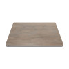 4 Prong Black Aluminum Table Base with Compact Laminate Top Commercial Dining Table for Cafe Restaurant Wholesale
