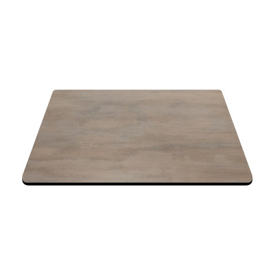 4 Prong Black Aluminum Table Base with Compact Laminate Top Commercial Dining Table for Cafe Restaurant Wholesale
