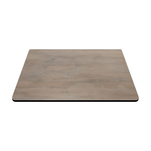 4 Prong Black Aluminum Table Base with Compact Laminate Top Commercial Dining Table for Cafe Restaurant Wholesale