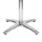 304 Stainless Steel 4-Prong Base with Marble Effect Melamine Top Commercial Dining Table for Restaurant Wholesale