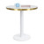 Round Iron Base Dining Table with Slate Top | wholesale Heavy duty commercial dining table