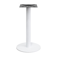 Round Iron Base Dining Table with Slate Top | wholesale Heavy duty commercial dining table