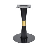 Round Sintered Stone Dining Table | Heavy duty iron cafe table