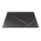 Square Melamine Dining Table with Black Powder-Coated Metal Base for Commercial Cafe & Restaurant