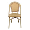 Bistro Rattan Dining Chair | Aluminum Frame | Indoor & Outdoor Commercial Cafe Side Chair