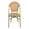 Bistro Rattan Dining Chair | Aluminum Frame | Indoor & Outdoor Commercial Cafe Side Chair