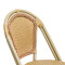 Bistro Rattan Dining Chair | Aluminum Frame | Indoor & Outdoor Commercial Cafe Side Chair