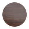 Round Wood-Grain High Pressure Laminate Table Top | Commercial Grade for Restaurant & Cafe