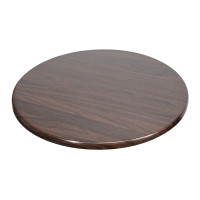 Round Wood-Grain High Pressure Laminate Table Top | Wholesale estaurant Table Top