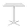 Square White Marble Table Top | Commercial Grade for Restaurant & Cafe