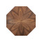 Irregular-Shaped Dining Table | Hammered Antique Brass Metal Base for Commercial Hospitality