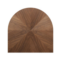 Semicircular Wood Veneer Dining Table | commercial restaurant dining table manufacturer
