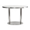 Oval Sintered Stone Dining Table | Stainless Steel Frame & Base for Commercial Restaurant & Cafe