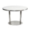 Oval Sintered Stone Dining Table | Stainless Steel Frame & Base for Commercial Restaurant & Cafe