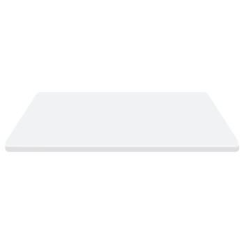 White  Resin Table Top | Rectangular Commercial Grade Surface for Restaurant & Cafe