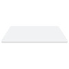 White Resin Table Top | Rectangular Commercial Grade Surface for Restaurant & Cafe