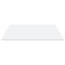 White Resin Table Top | Rectangular Commercial Grade Surface for Restaurant & Cafe