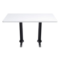 White Resin Table Top | Commercial Restaurant Table Top Manufacturer