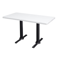 White Resin Table Top | Commercial Restaurant Table Top Manufacturer