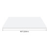 White Resin Table Top | Rectangular Commercial Grade Surface for Restaurant & Cafe