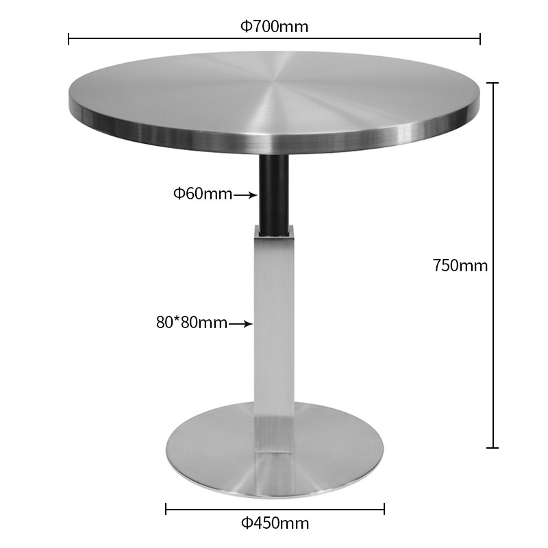 Stainless Steel Table Leg Dimensions