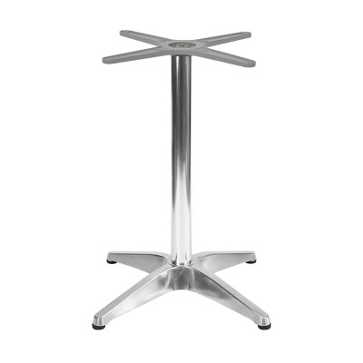 Square Sintered Stone Bistro Table Supplier | Aluminum 4-Star Base For Commercial Dining Table