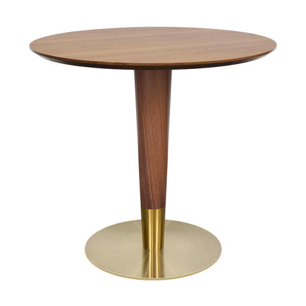 Round Dining Table with Metal Base | Commercial Restaurant Table Manufacturer