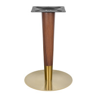 Round Dining Table with Metal Base | Commercial Restaurant Table Manufacturer