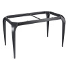 Rectangular Dining Table with Metal Base | Commercial Restaurant Furniture Manufacturer
