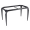 Rectangular Dining Table with Metal Base | Commercial Restaurant Furniture Manufacturer