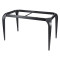 Rectangular Dining Table with Metal Base | Commercial Restaurant Furniture Manufacturer